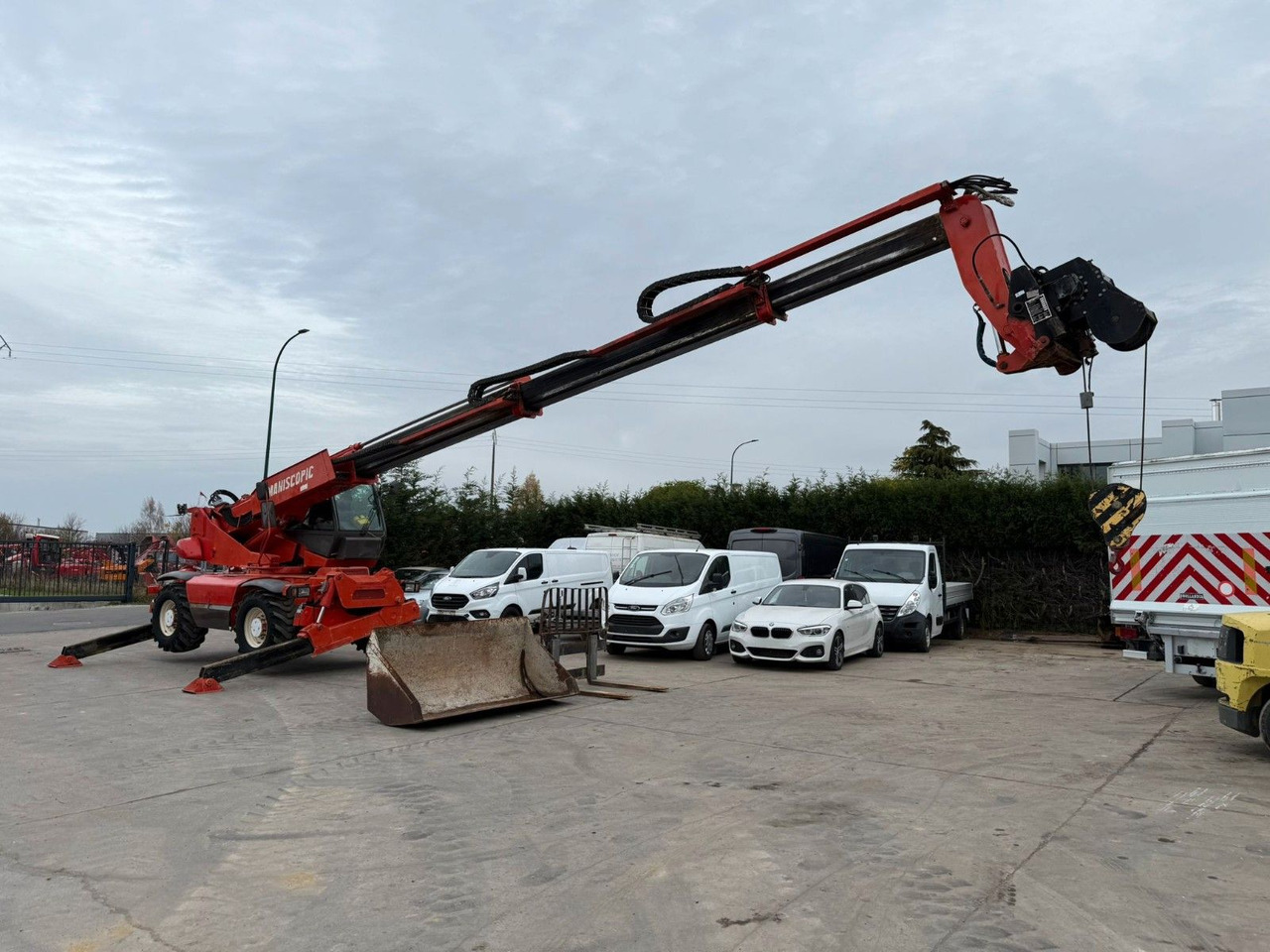 Telescopic handler Manitou 1850. Roto. 4x4x4. Winch remote.: picture 8