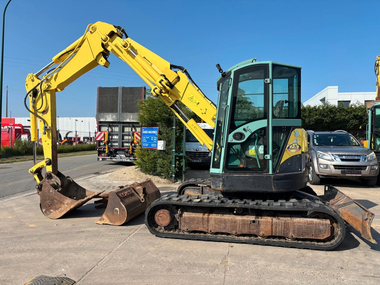 Yanmar B7 Sigma. 3 Löffel. - Mini excavator: picture 2 Yanmar B7 Sigma. 3 Löffel. - Mini excavator: picture 2