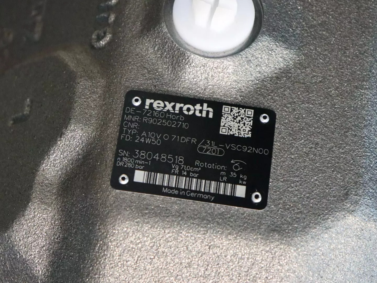 REXROTH A10VO71DFR/31L-VSC92N00 - Hydraulic pump for Construction machinery: picture 4 REXROTH A10VO71DFR/31L-VSC92N00 - Hydraulic pump for Construction machinery: picture 4