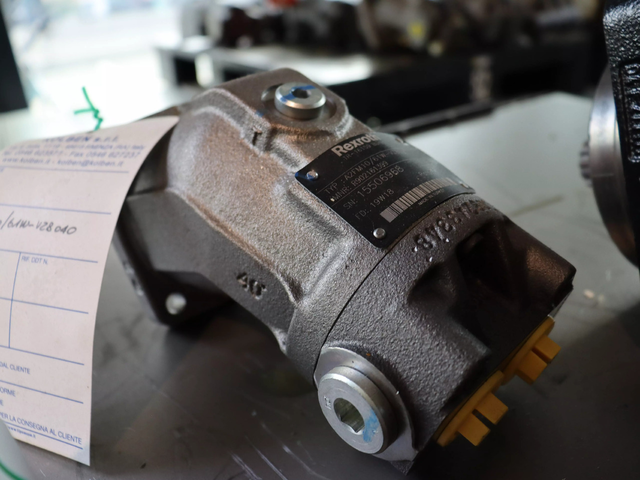 REXROTH A2FM10/61W-VZB040 - Hydraulic motor for Construction machinery: picture 2 REXROTH A2FM10/61W-VZB040 - Hydraulic motor for Construction machinery: picture 2