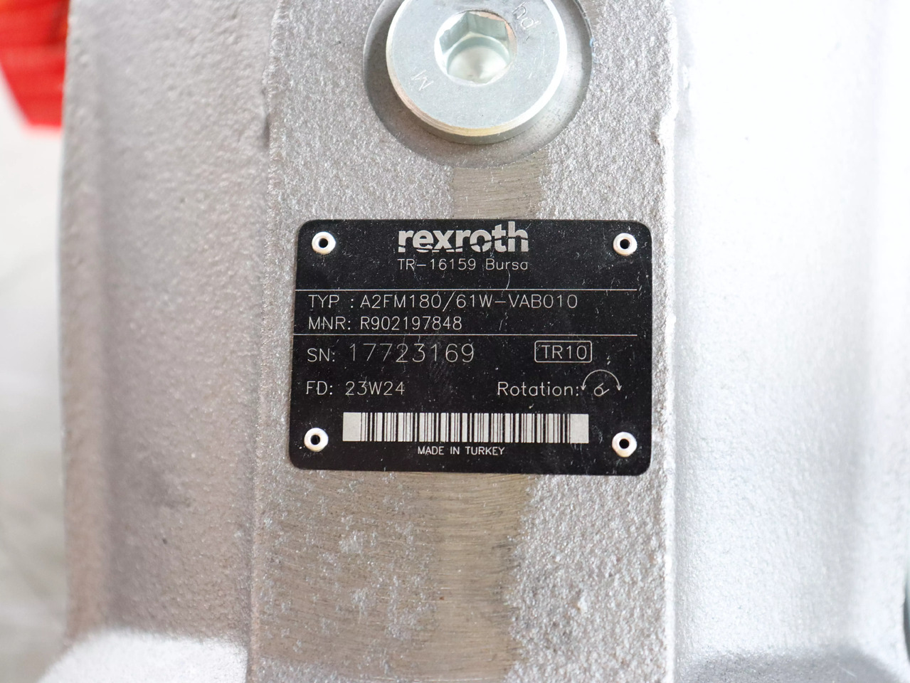 REXROTH A2FM180/61W-VAB010 - Hydraulic motor for Construction machinery: picture 4 REXROTH A2FM180/61W-VAB010 - Hydraulic motor for Construction machinery: picture 4