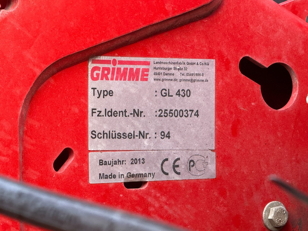 Grimme GL 430 - Harvester: picture 2 Grimme GL 430 - Harvester: picture 2
