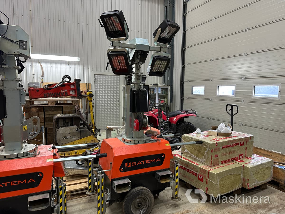 Belysningsmast Satema X-Chain 4x230 W - Lighting tower: picture 1 Belysningsmast Satema X-Chain 4x230 W - Lighting tower: picture 1