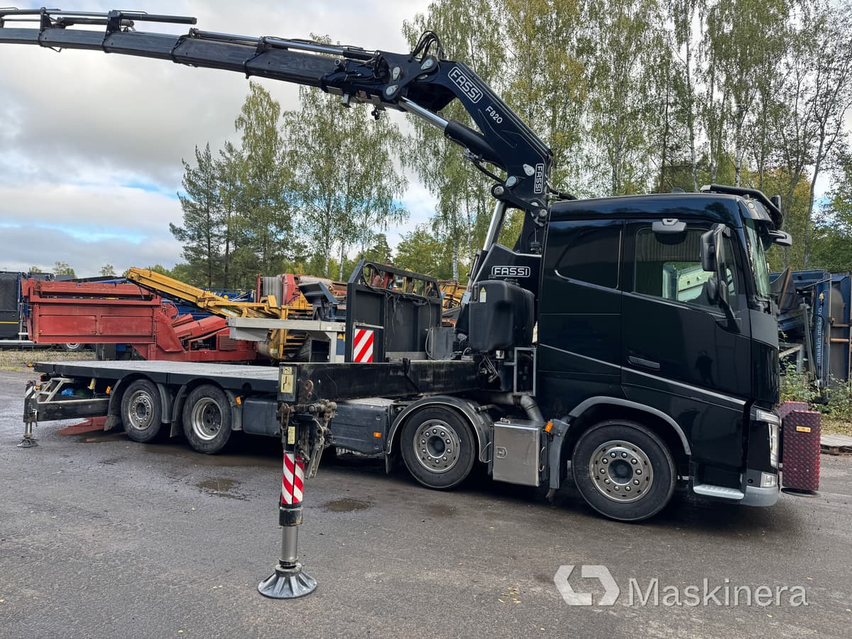 Bodbil Volvo FH 82F med Fassi F820 kran & jib - Dropside/ Flatbed truck, Crane truck: picture 4 Bodbil Volvo FH 82F med Fassi F820 kran & jib - Dropside/ Flatbed truck, Crane truck: picture 4