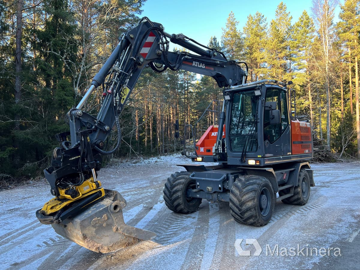 Hjulgrävare Atlas 160 W med grävsystem - Crawler excavator: picture 1 Hjulgrävare Atlas 160 W med grävsystem - Crawler excavator: picture 1