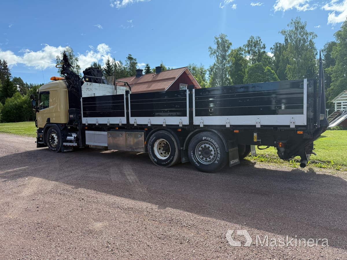 Kranbil Scania 114G - Dropside/ Flatbed truck, Crane truck: picture 3 Kranbil Scania 114G - Dropside/ Flatbed truck, Crane truck: picture 3