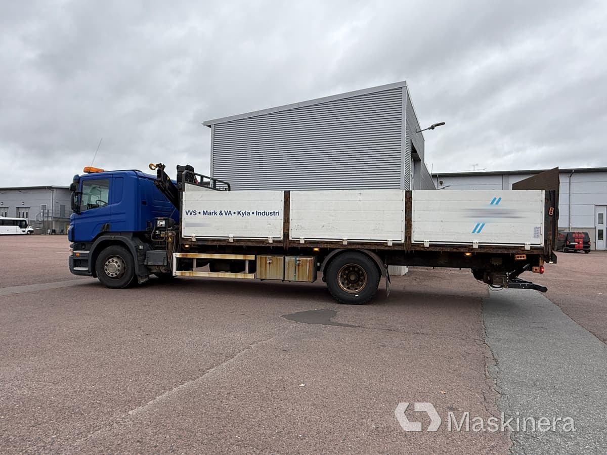 Kranbil Scania P320 - Dropside/ Flatbed truck, Crane truck: picture 2 Kranbil Scania P320 - Dropside/ Flatbed truck, Crane truck: picture 2