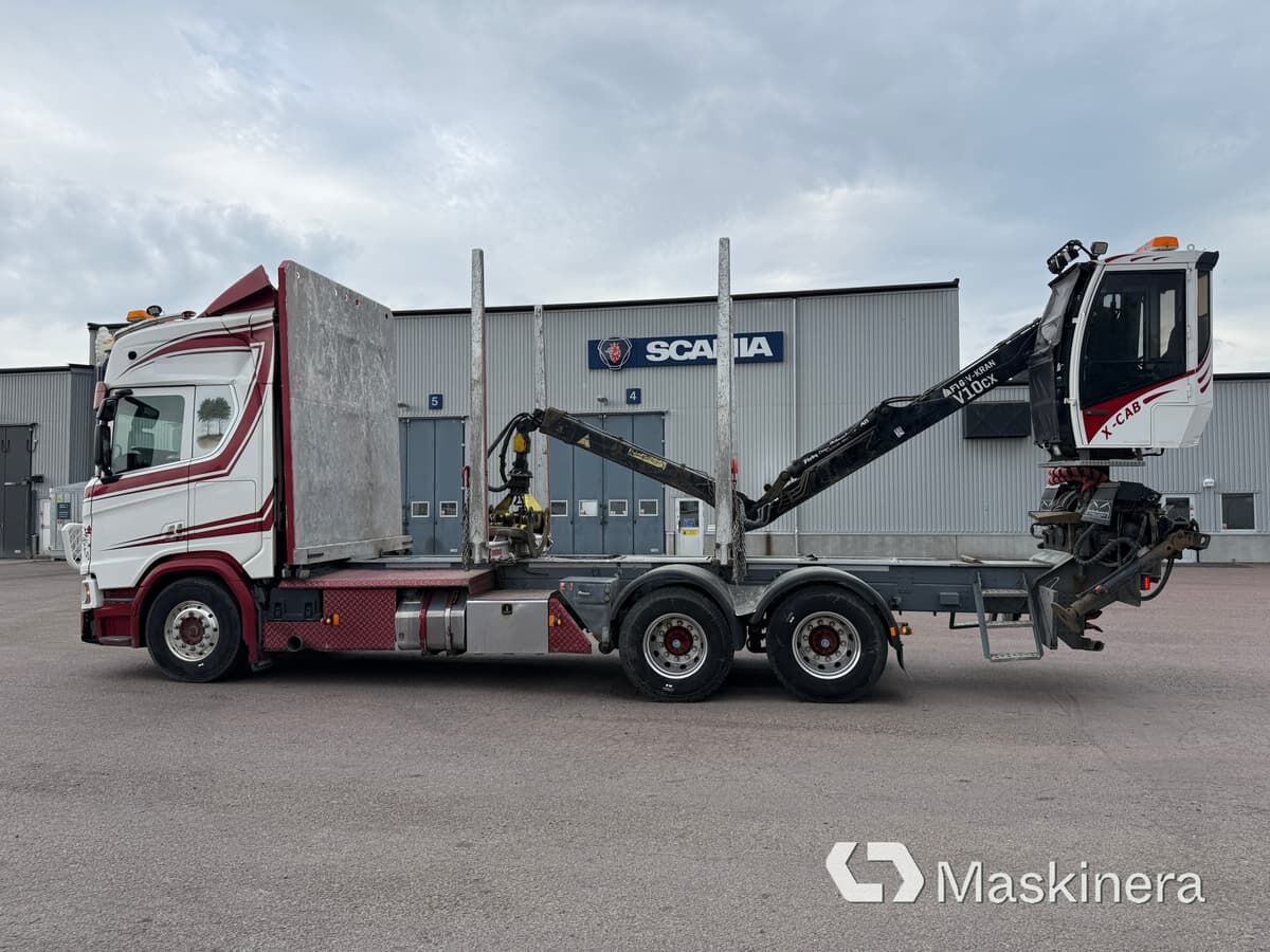 Timmerbil Scania R730B 6X4 - Timber truck, Crane truck: picture 3 Timmerbil Scania R730B 6X4 - Timber truck, Crane truck: picture 3
