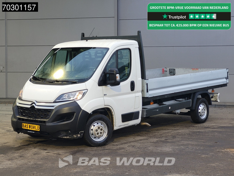 Citroën Jumper 130 PK Open Laadbak Navi Airco Cruise Euro6 Pritsche Pickup Airco Cruise control - Flatbed van: picture 1 Citroën Jumper 130 PK Open Laadbak Navi Airco Cruise Euro6 Pritsche Pickup Airco Cruise control - Flatbed van: picture 1