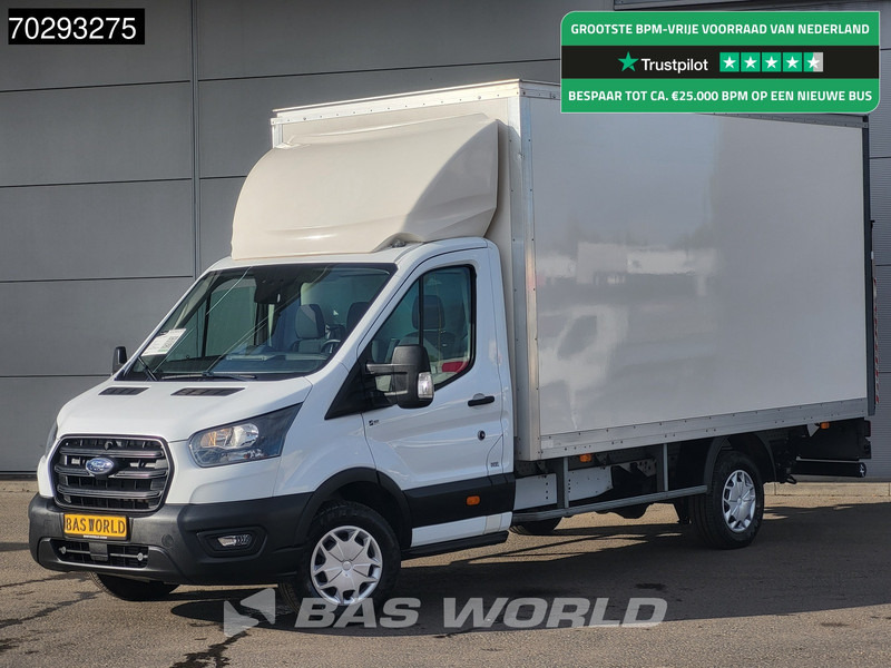 Box van Ford Transit 130pk Laadklep Bakwagen Airco Cruise Euro6 Meubelbak Koffer 19m3 Airco Cruise control: picture 1