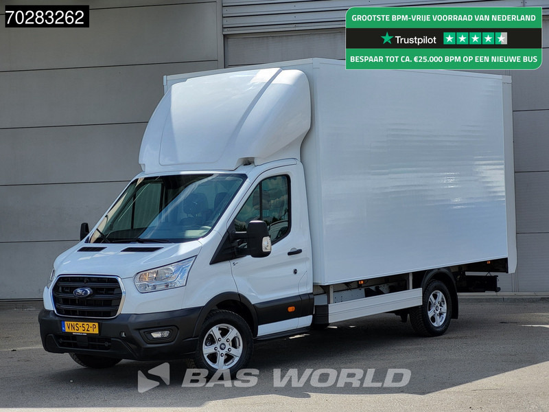 Box van Ford Transit 130pk Laadklep Zijdeur Bakwagen Airco Cruise Camera Euro6 Koffer Meubelbak 21m3 Airco Cruise control: picture 1