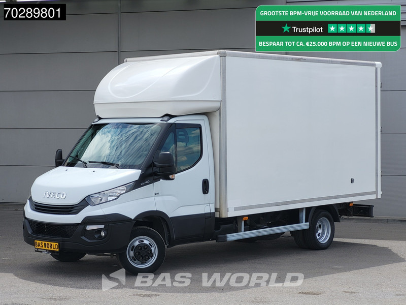 Box van Iveco Daily 35C14 Dubbellucht Bakwagen Achterdeuren Airco Cruise Euro6 Meubelbak Koffer 20m3 Airco Cruise control: picture 1
