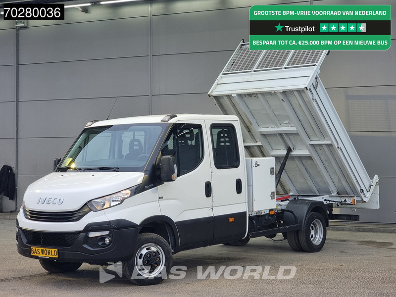 Iveco Daily 35C14 Kipper Dubbel Cabine met Kist Dubbellucht 3,5t Trekhaak Airco Cruise Euro6 Tipper Benne Kieper 2m3 Airco Trekhaak Cruise c - Tipper van: picture 1 Iveco Daily 35C14 Kipper Dubbel Cabine met Kist Dubbellucht 3,5t Trekhaak Airco Cruise Euro6 Tipper Benne Kieper 2m3 Airco Trekhaak Cruise c - Tipper van: picture 1