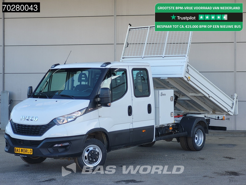 Iveco Daily 35C16 3.0L Kipper Dubbel Cabine met Kist 3,5t trekhaak Dubbellucht Airco Cruise Tipper Benne Kieper Airco Dubbel cabine Trekhaak - Tipper van: picture 1 Iveco Daily 35C16 3.0L Kipper Dubbel Cabine met Kist 3,5t trekhaak Dubbellucht Airco Cruise Tipper Benne Kieper Airco Dubbel cabine Trekhaak - Tipper van: picture 1