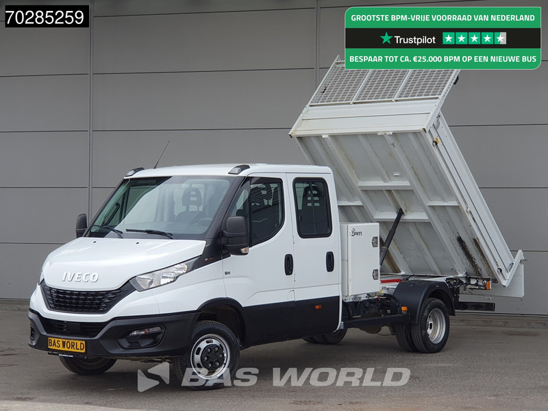 Iveco Daily 35C16 3.0L Open Laadbak met Kist Dubbel Cabine Dubbellucht Navi Airco Cruise Camera Euro6 Pritsche Pickup Open Box 2m3 Airco Tre - Flatbed van: picture 1 Iveco Daily 35C16 3.0L Open Laadbak met Kist Dubbel Cabine Dubbellucht Navi Airco Cruise Camera Euro6 Pritsche Pickup Open Box 2m3 Airco Tre - Flatbed van: picture 1