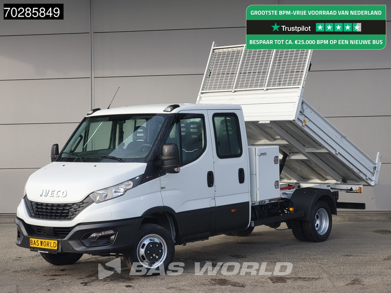 Iveco Daily 35C16 3.0L Open LaadbakDubbel Cabine met Kist 3,5t trekhaak Dubbellucht Airco Cruise Pritsche Pickup Open Box Airco Dubbel cabin - Flatbed van: picture 1 Iveco Daily 35C16 3.0L Open LaadbakDubbel Cabine met Kist 3,5t trekhaak Dubbellucht Airco Cruise Pritsche Pickup Open Box Airco Dubbel cabin - Flatbed van: picture 1
