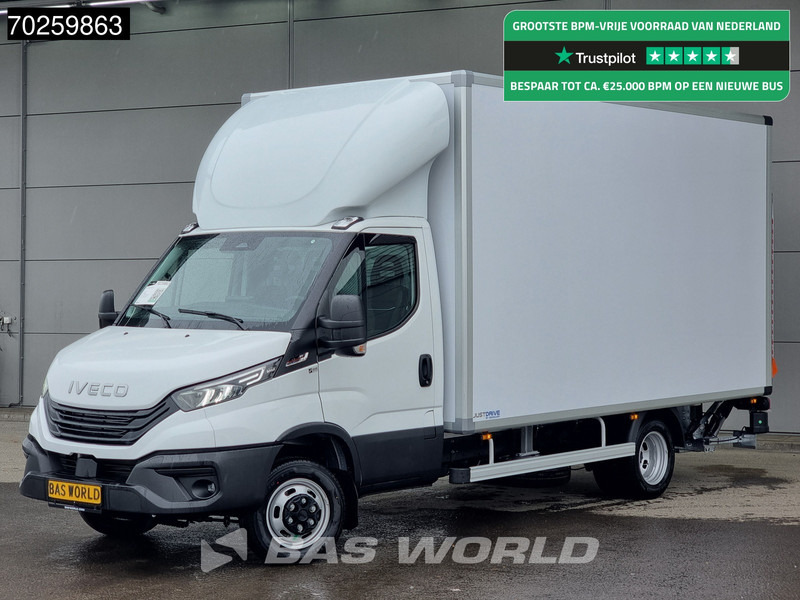 New Box van Iveco Daily 35C18 3.0L Automaat Luchtvering Zijdeur Laadklep Bakwagen Navi LED Koffer Gesloten laadbak Bakwagen 22m3 Airco Cruise control: picture 1