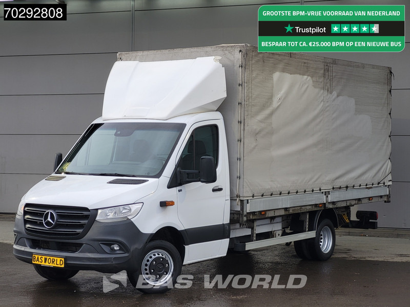 Mercedes-Benz Sprinter 519 CDI 3.0L V6 Automaat 484cm Dubbellucht Huif Bakwagen 190PK Airco Cruise Euro6 Meubelbak Koffer Airco Cruise control - Curtain side van: picture 1 Mercedes-Benz Sprinter 519 CDI 3.0L V6 Automaat 484cm Dubbellucht Huif Bakwagen 190PK Airco Cruise Euro6 Meubelbak Koffer Airco Cruise control - Curtain side van: picture 1