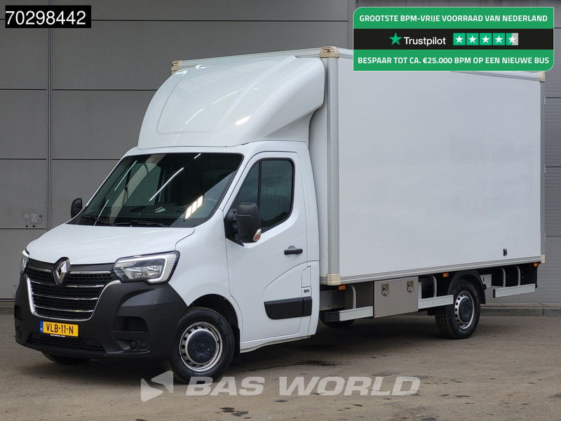 Renault Master 145PK Luchtvering Bakwagen LED Navi Airco Cruise APK 07-2026 Euro6 Meubelbak Koffer Airco Cruise control - Box van: picture 1 Renault Master 145PK Luchtvering Bakwagen LED Navi Airco Cruise APK 07-2026 Euro6 Meubelbak Koffer Airco Cruise control - Box van: picture 1
