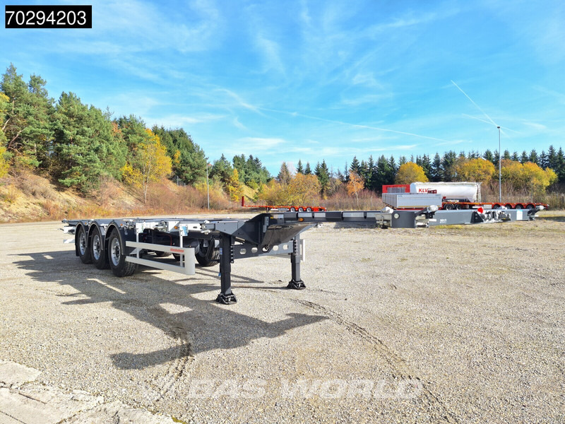 Kässbohrer K.SHG S / 40 - 12 / 27 EU 3 axles NEW! Front – Middle – Rear Extendable Container Chassis - Curtainsider semi-trailer: picture 5 Kässbohrer K.SHG S / 40 - 12 / 27 EU 3 axles NEW! Front – Middle – Rear Extendable Container Chassis - Curtainsider semi-trailer: picture 5