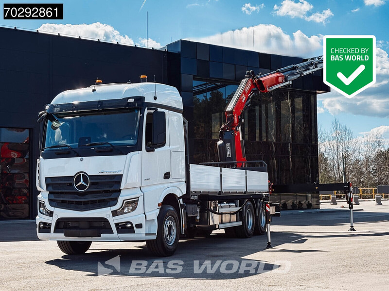 Mercedes-Benz Actros 2651 Actros 6X4 Fassi F486 Led Navi Euro 6 - Dropside/ Flatbed truck, Crane truck: picture 1 Mercedes-Benz Actros 2651 Actros 6X4 Fassi F486 Led Navi Euro 6 - Dropside/ Flatbed truck, Crane truck: picture 1