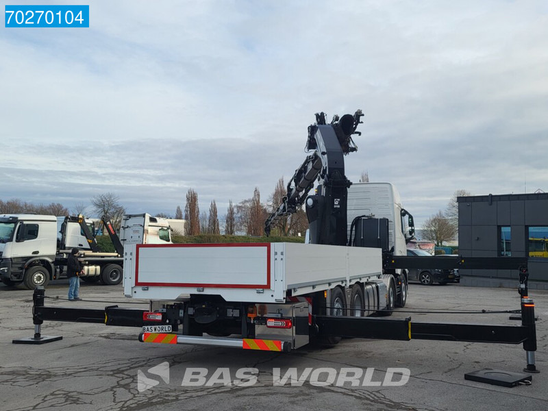 New Dropside/ Flatbed truck, Crane truck Volvo FH 460 8X2 Effer 1000 9S + 6S Kran + Fly-Jib Liftachse VEB+ Euro 6: picture 8