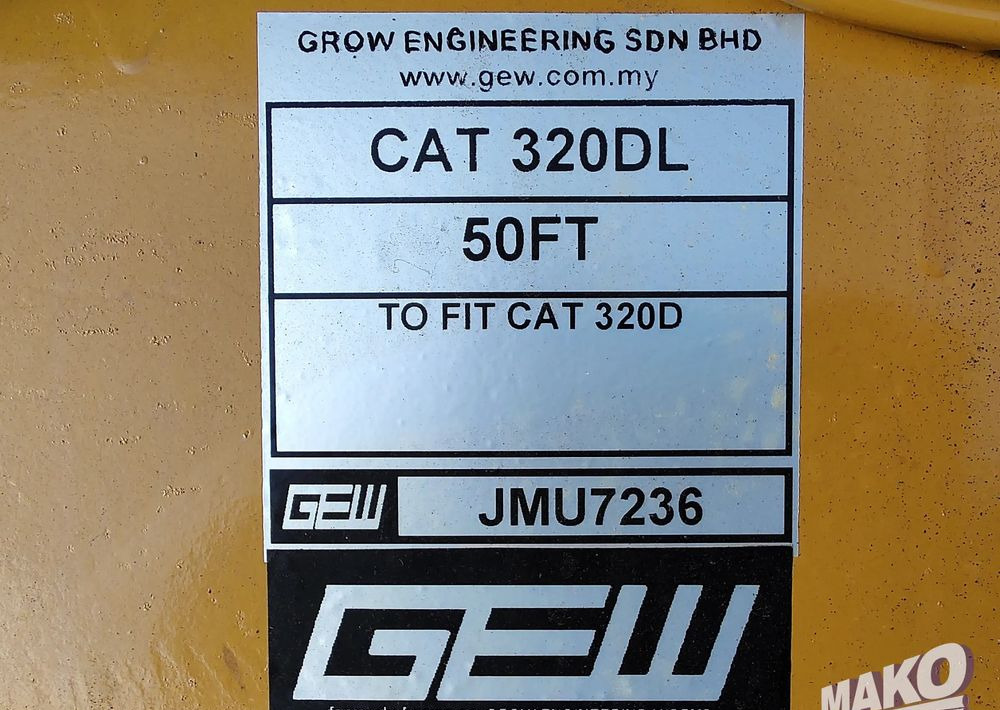 NOWE Ramię 50ft (15,5m) long reach do koparki Caterpillar 320 D DL - Spare parts: picture 5 NOWE Ramię 50ft (15,5m) long reach do koparki Caterpillar 320 D DL - Spare parts: picture 5