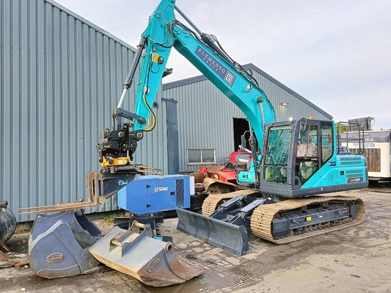 Sunward SWE 155 F + tilt rotator engcon oilquick - Crawler excavator: picture 1 Sunward SWE 155 F + tilt rotator engcon oilquick - Crawler excavator: picture 1