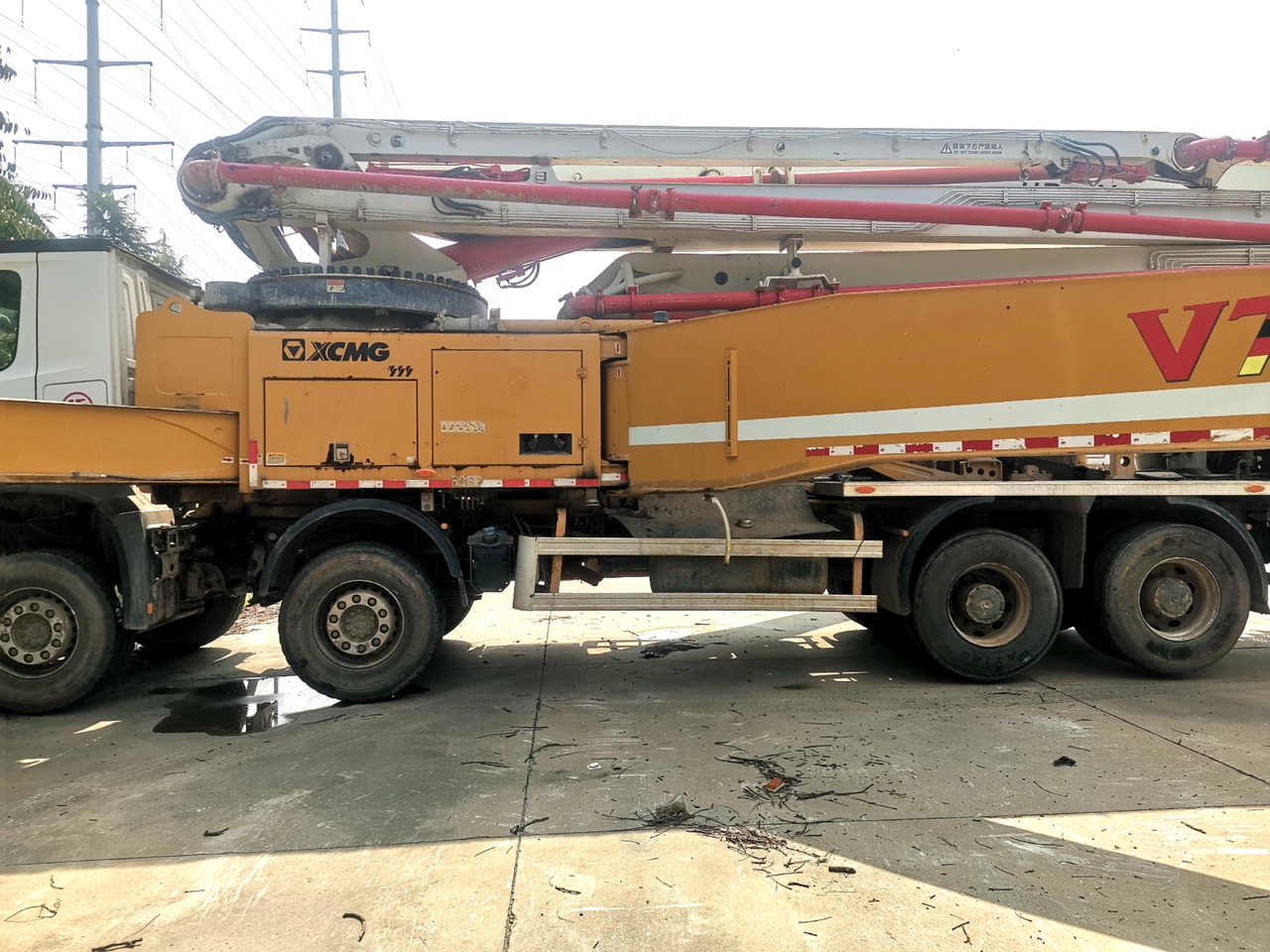Concrete pump truck XCMG Factory Schwing Used Concrete Boom Pump Truck HB58V Diesel Concrete Pump Hot Sale: picture 8