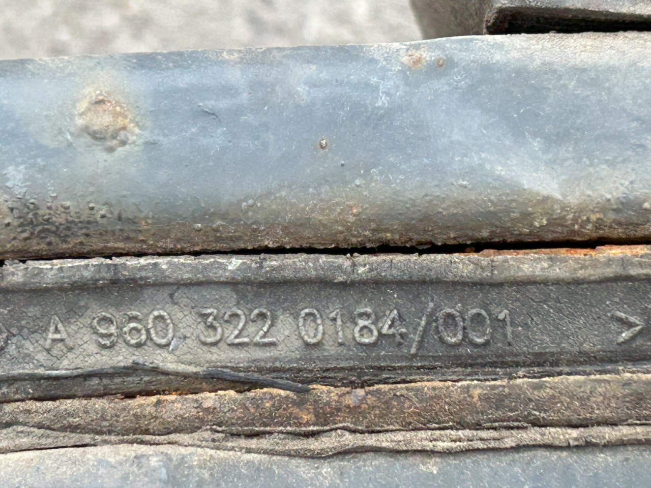 MERCEDES 2-LEAF SPRING MERCEDES ACTROS - Steel suspension: picture 3 MERCEDES 2-LEAF SPRING MERCEDES ACTROS - Steel suspension: picture 3