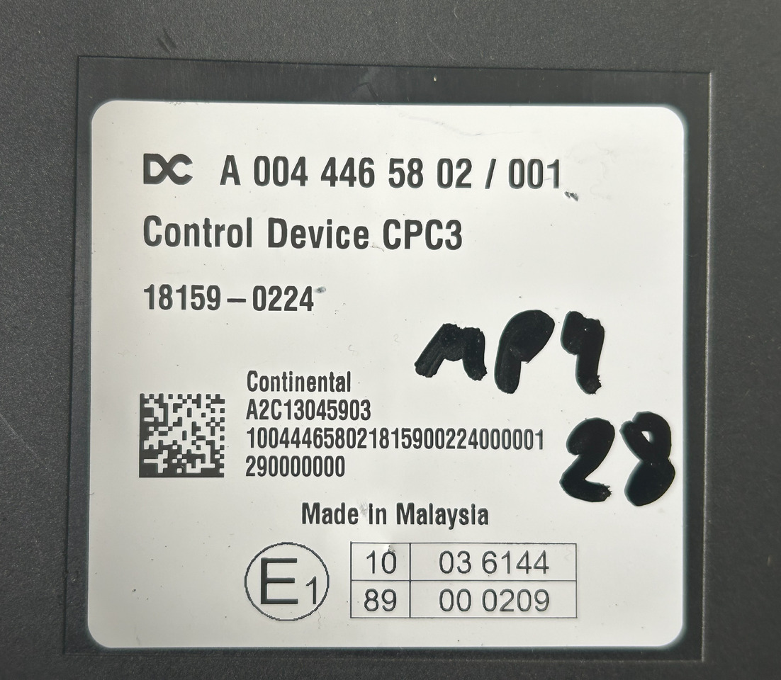 MERCEDES ACTROS MP4 CPC3 - ECU: picture 5 MERCEDES ACTROS MP4 CPC3 - ECU: picture 5