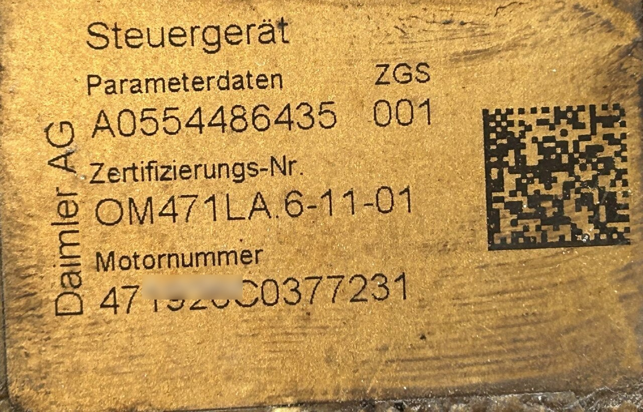 Mercedes-Benz MCM 2.1 A0014466235 Mercedes-Benz ACTROS MP4 truck - ECU for Truck: picture 2 Mercedes-Benz MCM 2.1 A0014466235 Mercedes-Benz ACTROS MP4 truck - ECU for Truck: picture 2