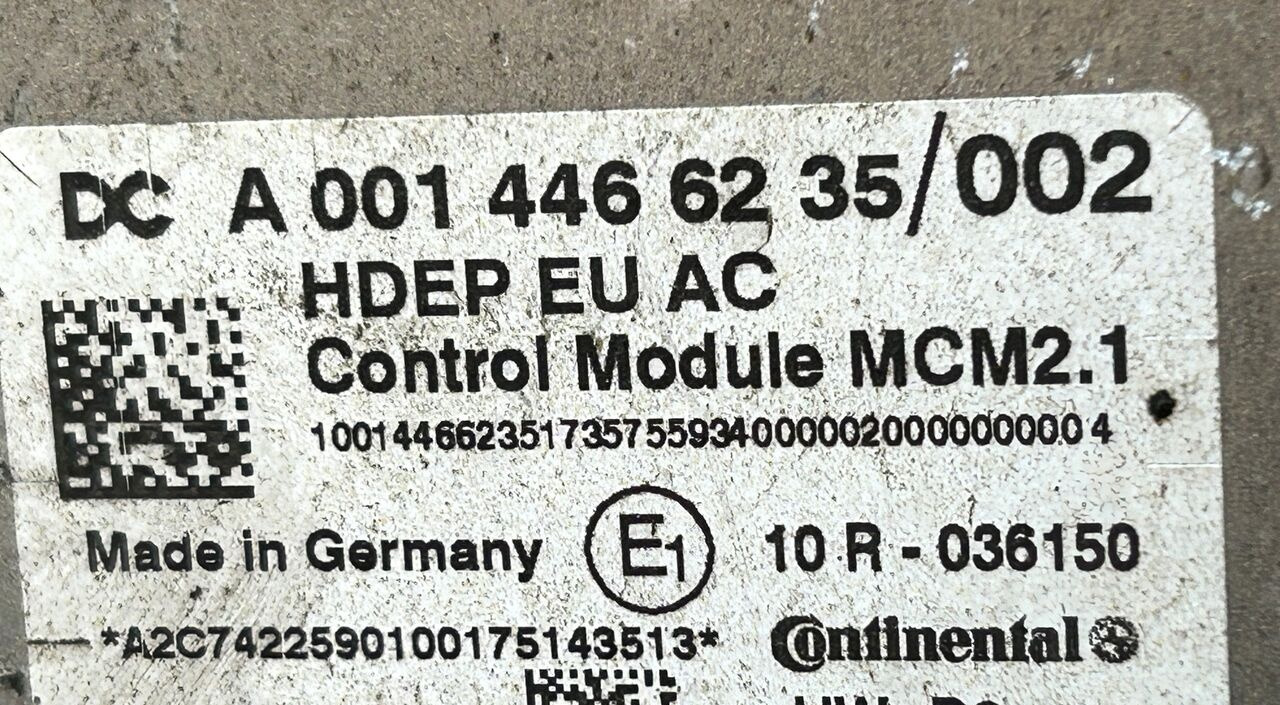 Mercedes-Benz MCM 2.1 A0014466235 Mercedes-Benz ACTROS MP4 truck - ECU for Truck: picture 4 Mercedes-Benz MCM 2.1 A0014466235 Mercedes-Benz ACTROS MP4 truck - ECU for Truck: picture 4