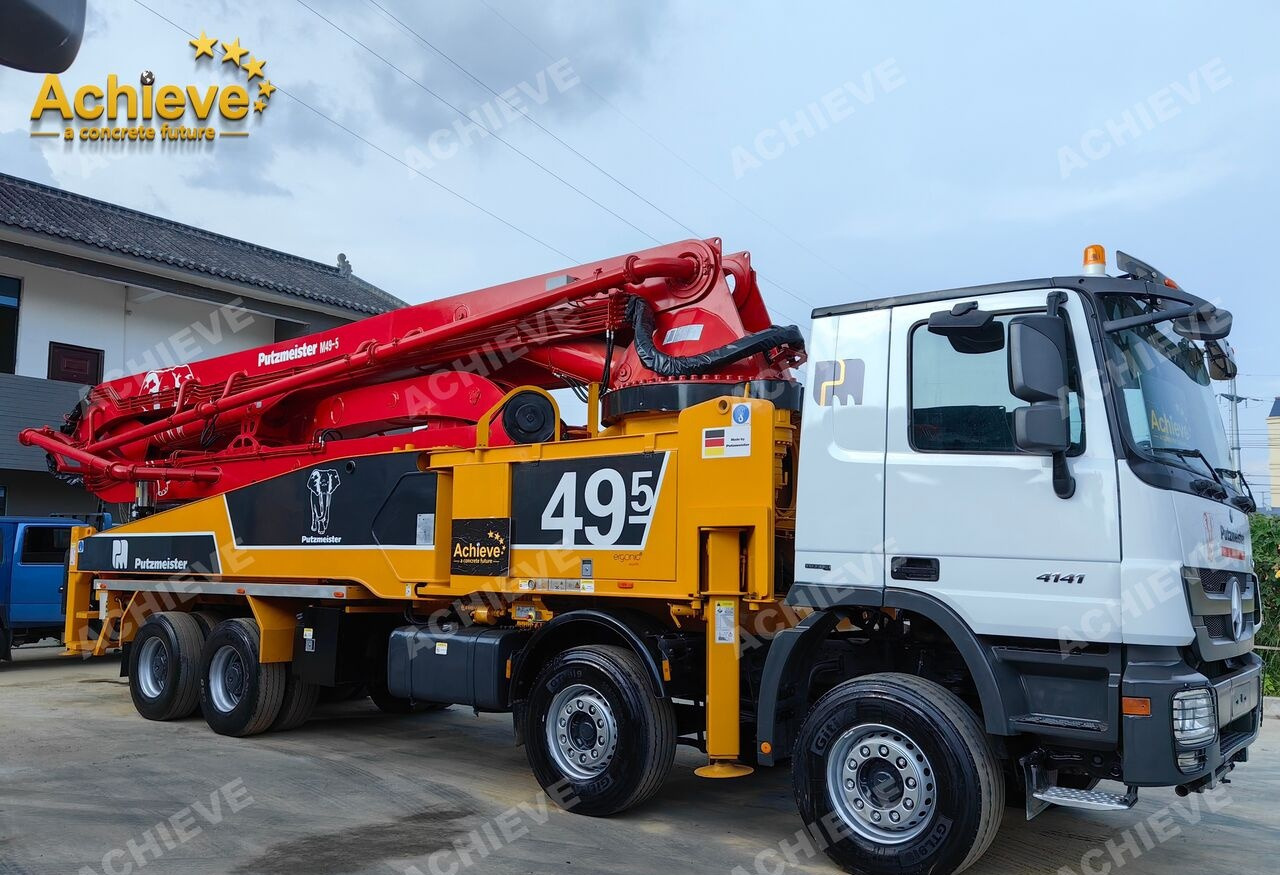 PUTZMEISTER Mercedes-Benz 4141 Putzmeister 49.5M 【ACHIEVE】TOP CONDITION!!! - Concrete pump truck: picture 5 PUTZMEISTER Mercedes-Benz 4141 Putzmeister 49.5M 【ACHIEVE】TOP CONDITION!!! - Concrete pump truck: picture 5