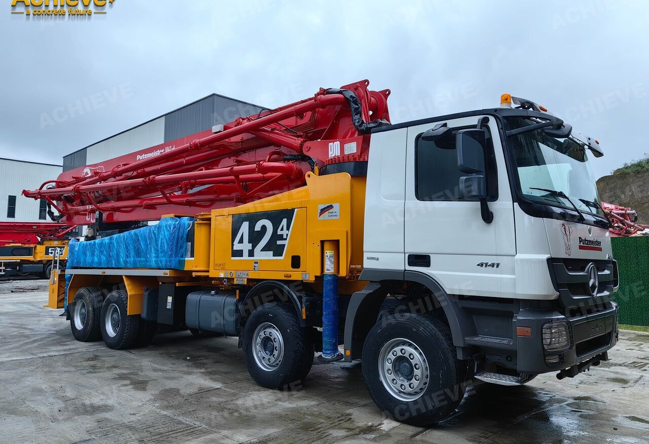PUTZMEISTER Mercedes-Benz Actros 4141 concrete pumpM42-4R 170 m³【ACHIEVE】TOP CONDITION!!! - Concrete pump truck: picture 1 PUTZMEISTER Mercedes-Benz Actros 4141 concrete pumpM42-4R 170 m³【ACHIEVE】TOP CONDITION!!! - Concrete pump truck: picture 1