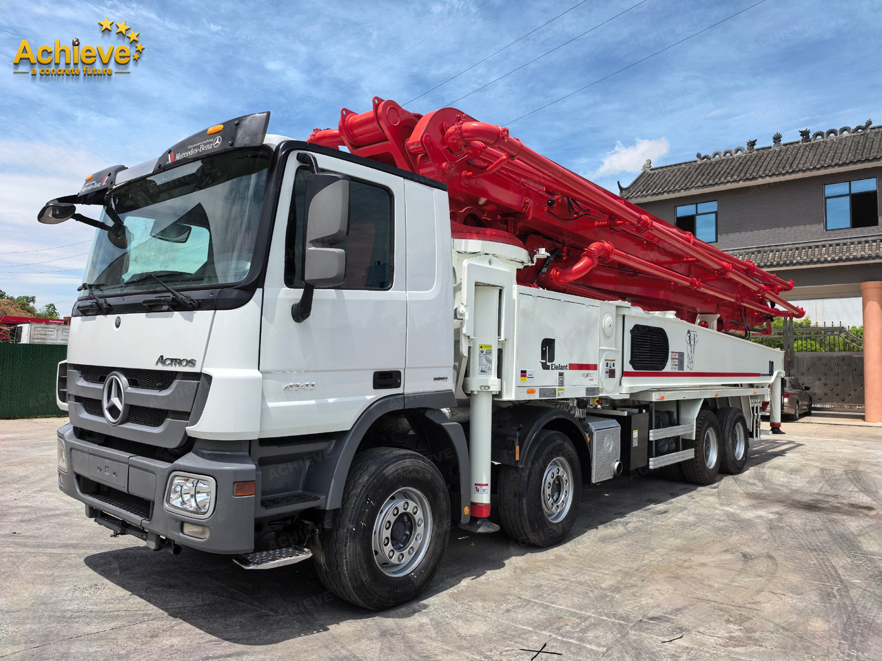 Putzmeister Putzmeister M56-4RZ Actros 4141Mercedes-Benz Concrete pump truck 【ACHIEVE】TOP CONDITION!!! - Concrete pump truck: picture 5 Putzmeister Putzmeister M56-4RZ Actros 4141Mercedes-Benz Concrete pump truck 【ACHIEVE】TOP CONDITION!!! - Concrete pump truck: picture 5