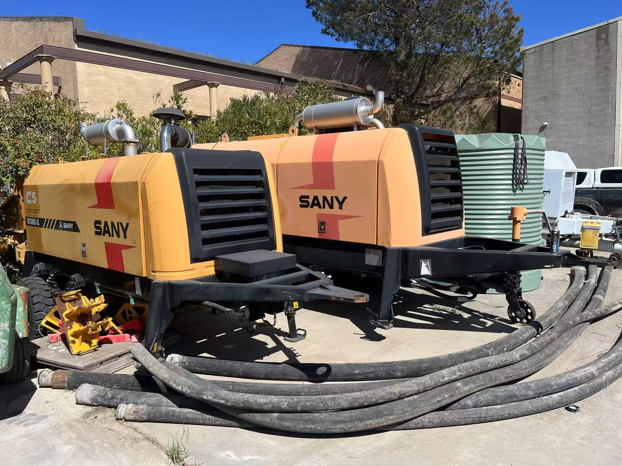SANY HBT6016C-5D - Stationary concrete pump: picture 3 SANY HBT6016C-5D - Stationary concrete pump: picture 3