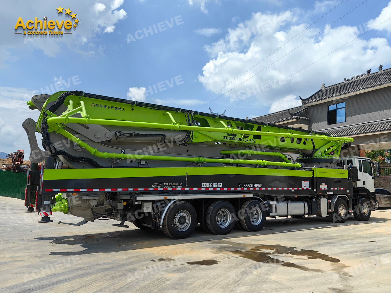 Concrete pump truck Zoomlion Zoomlion 70M 70X-6RZ  Concrete pump truck ACTROS 4141 【ACHIEVE】TOP CONDITION!!!: picture 6