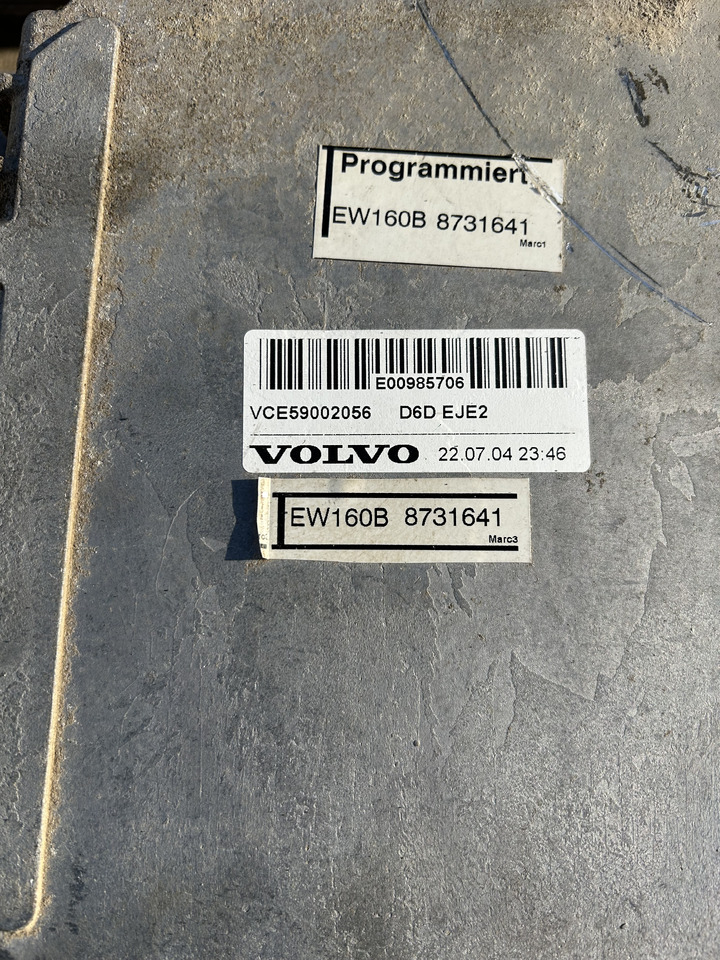 Volvo EW160B - ECU for Wheel excavator: picture 2 Volvo EW160B - ECU for Wheel excavator: picture 2