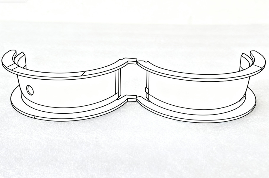 OEM Engine Cursor11 F3GFE613A B001 5801863562 Crankshaft tile with thrust plate F8099140 F8099141 - Crankshaft for Truck: picture 1 OEM Engine Cursor11 F3GFE613A B001 5801863562 Crankshaft tile with thrust plate F8099140 F8099141 - Crankshaft for Truck: picture 1