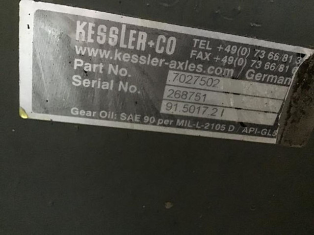 Liebherr Axle - Front axle: picture 3 Liebherr Axle - Front axle: picture 3