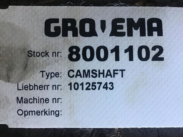 Liebherr Camshaft - Camshaft: picture 5 Liebherr Camshaft - Camshaft: picture 5