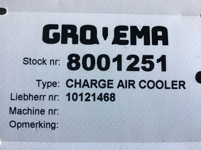 Liebherr Charge Air Cooler - Air intake pipe: picture 2 Liebherr Charge Air Cooler - Air intake pipe: picture 2