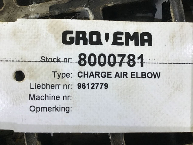 Liebherr Charge Air Elbow - Air intake pipe: picture 2 Liebherr Charge Air Elbow - Air intake pipe: picture 2