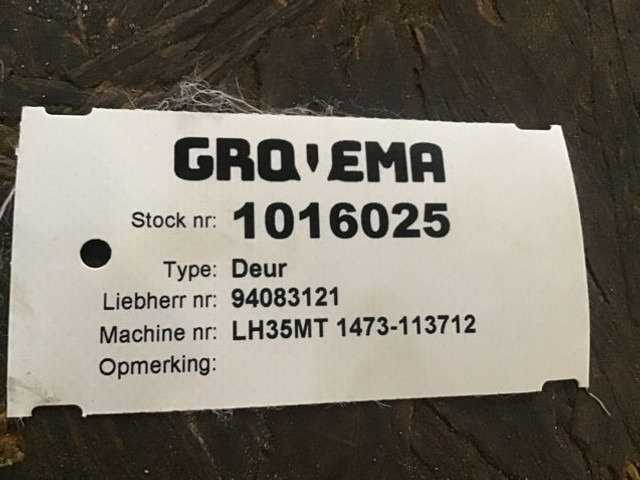 Liebherr Door - Door and parts: picture 1 Liebherr Door - Door and parts: picture 1