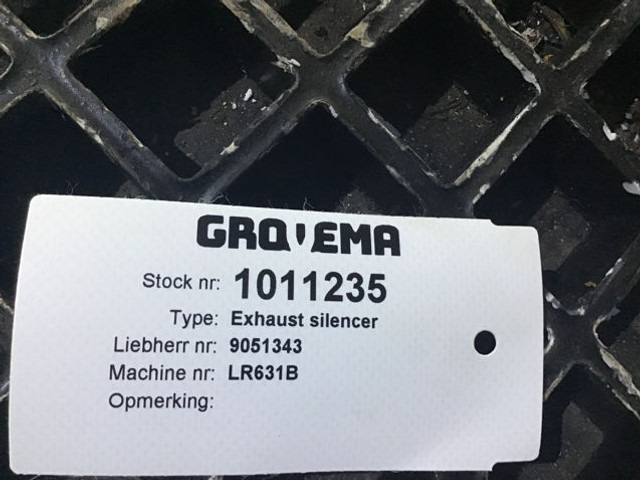 Liebherr Exhaust Silencer - Exhaust pipe: picture 3 Liebherr Exhaust Silencer - Exhaust pipe: picture 3