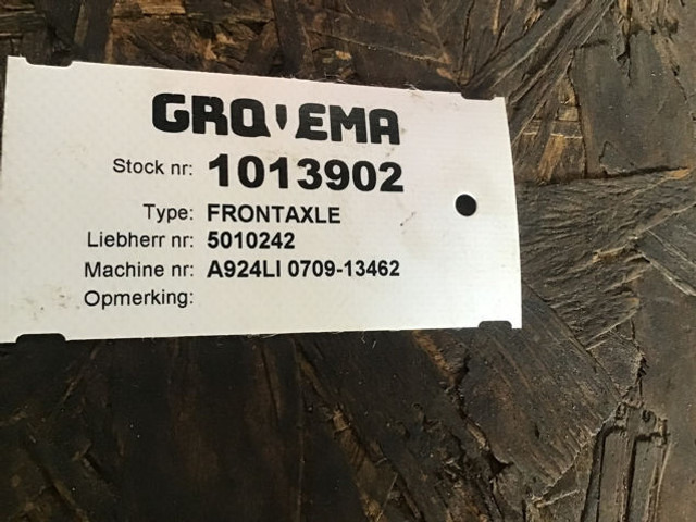 Liebherr Front Axle - Front axle: picture 5 Liebherr Front Axle - Front axle: picture 5