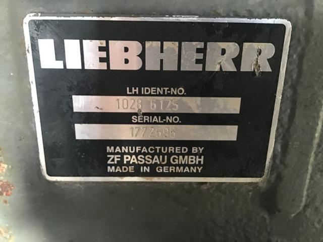 Liebherr Frontaxle - Front axle: picture 4 Liebherr Frontaxle - Front axle: picture 4