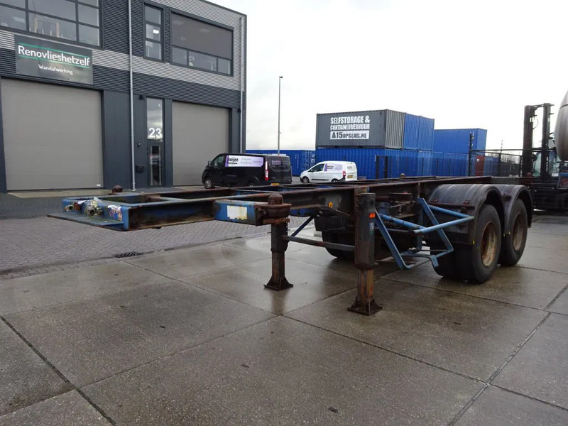 Groenewegen 20 FT Chassis / Steel Suspension / Double Tyres - Container transporter/ Swap body semi-trailer: picture 2 Groenewegen 20 FT Chassis / Steel Suspension / Double Tyres - Container transporter/ Swap body semi-trailer: picture 2