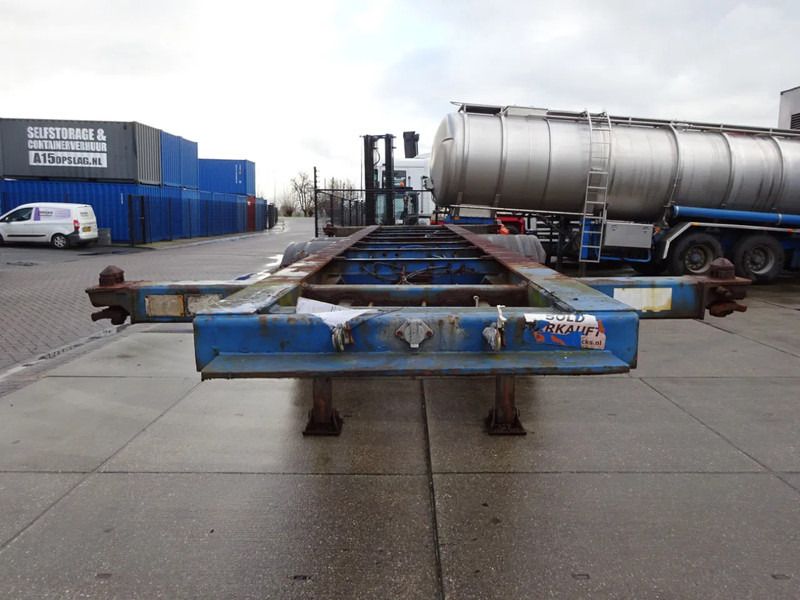 Groenewegen 20 FT Chassis / Steel Suspension / Double Tyres - Container transporter/ Swap body semi-trailer: picture 2 Groenewegen 20 FT Chassis / Steel Suspension / Double Tyres - Container transporter/ Swap body semi-trailer: picture 2